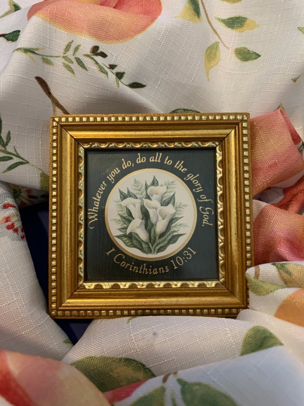 "A Touch of Life" Framed Inspirational Verse